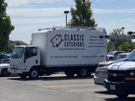 just one of our small fleet of trucks Classic Exteriors Columbus (614)454-4246