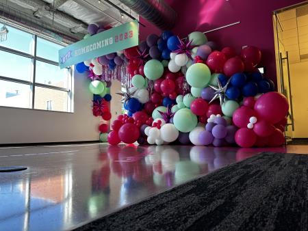 hey awesome welcome back to work display at the lyft headquarters in san francisco Balloon Specialties Santa Rosa (415)858-4427