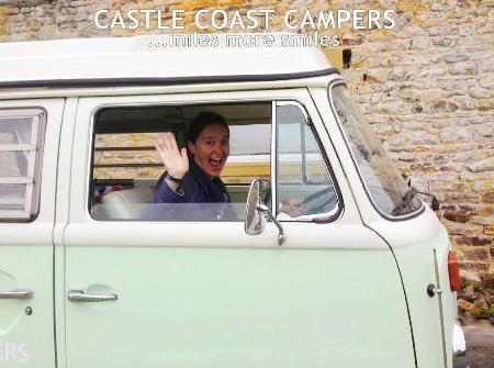 Holiday happiness in a vintage VW Campervan! Castle Coast Campers Limited Near Hartlepool 07939 955165