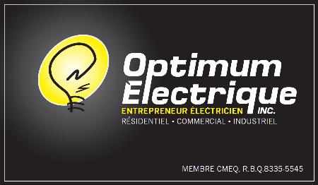 Optimum Électrique, Entrepreneur Électricien à Québec - Quebec, QC G2L 3S4 - (418)614-7308 | ShowMeLocal.com