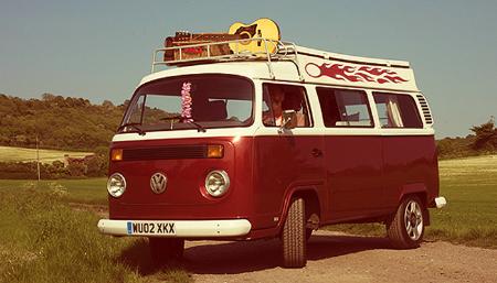 Tizer our left hand drive Brazilian T2 Cool 4 Campers VW Campervan Hire Falmouth 07914 015540