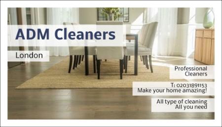 Adm Cleaners - London, London E17 4DR - 020 3189 1153 | ShowMeLocal.com
