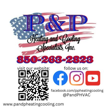P&P Heating & Cooling Specialists, Inc. Bonifay (850)263-2823