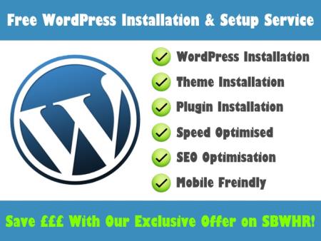 Free WordPress Installation & Setup Small Business Web Hosting London 020 3393 5255