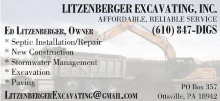 Litzenberger Excavating Inc. - Kintnersville, PA - (610)847-3447 | ShowMeLocal.com