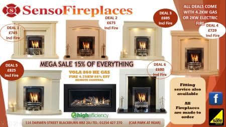 Senso Fireplaces Blackburn 01254 427270