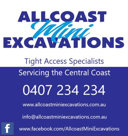 Allcoast Mini Excavations - Gosford, NSW 2250 - 0407 234 234 | ShowMeLocal.com
