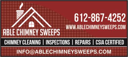 Able Chimney Sweeps St Paul (612)867-4252