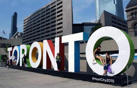 The Iconic 3D Toronto LED-Lit Letter Sculpture Marketing Display for PanAm Games Unit 11 Toronto (416)391-3366