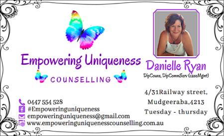 Empower Uniqueness Counselling Mudgeeraba 0447 554 528