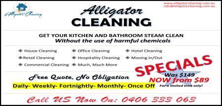 Alligator Cleaning - Braybrook, VIC 3019 - 0406 333 063 | ShowMeLocal.com