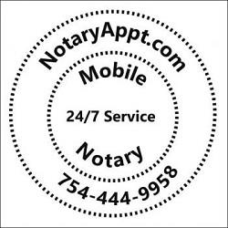 Mobile Notary 24/7 - Notaryappt.Com - Hollywood, FL - (954)400-4949 | ShowMeLocal.com