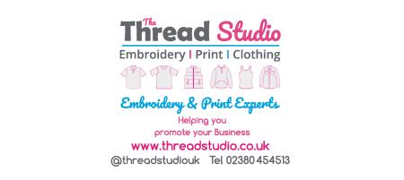 embroidery - printing- clothing - promo @threadstudiouk   The Thread Studio UK Ltd Southampton 02380 454513