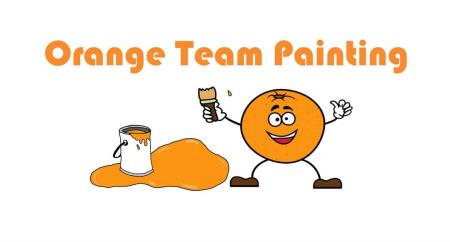 Orange Team painting Regents Park 0421 956 555