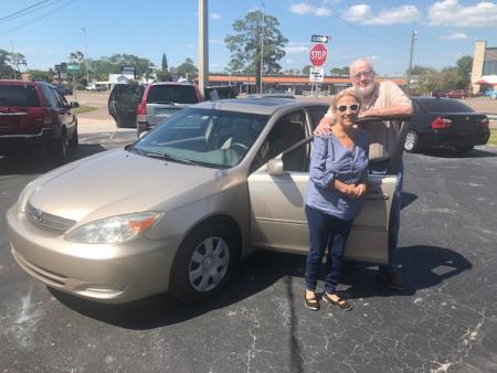 lee and serita choose lightning auto sales for his bday gift.
a beautiful toyota camry   Lightning Auto Sales Inc Sarasota (941)556-9428