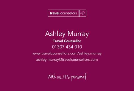 Ashley Murray - Travel Counsellors - Forfar, Angus - 01307 434010 | ShowMeLocal.com