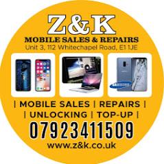 Z&K Mobiles Sales And Repairs London 07923 411509