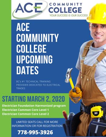 Ace Community College Surrey (604)603-2231