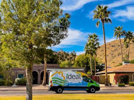 ideal air conditioning and insulation has fully stocked, clean and new vehicles ready to service, repair all makes and models of ac systems! Ideal Air Conditioning and Insulation Phoenix (480)839-0082
