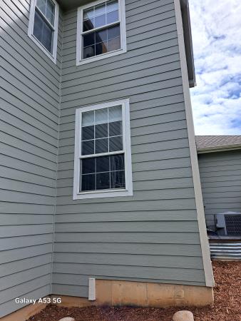 new pvc window trim.  Josh brooks construction and renovation llc. Longmont (720)435-4976
