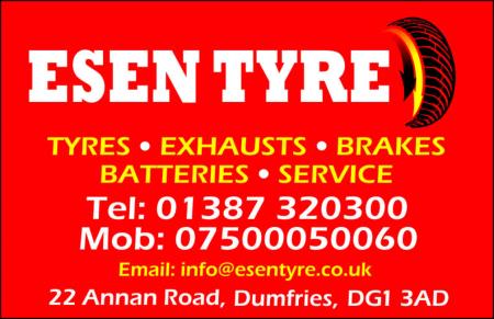 Esen Tyre - Dumfries, Dumfriesshire DG1 3AD - 01387 320300 | ShowMeLocal.com