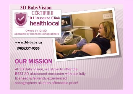3d ultrasound toronto, etobicoke, brampton, mississauga, vaughan, scarborough, north york. 3D Babyvision-3D Ultrasound Toronto Toronto (905)337-9555