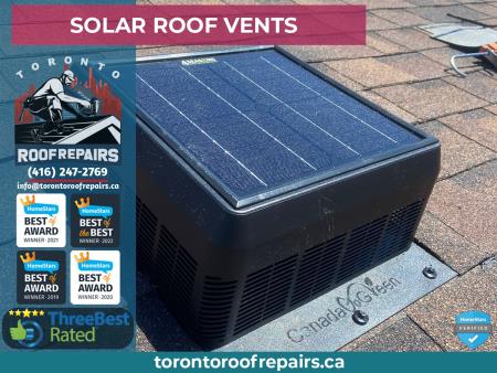 new solar vent installations available Toronto Roof Repairs Inc | Roofing Company | Shingle Roof Repair | Roof Replacement Mississauga (416)247-2769