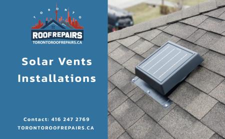 with solar roof and attic ventilation products, we can restore proper airflow in your attic by upgrading your vents to the new 4 season solar vents by canada gogreen. Toronto Roof Repairs Inc | Roofing Company | Shingle Roof Repair | Roof Replacement Mississauga (416)247-2769