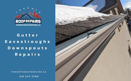 eavestrough repair, gutter repair, downspout installation. Toronto Roof Repairs Inc | Roofing Company | Shingle Roof Repair | Roof Replacement Mississauga (416)247-2769