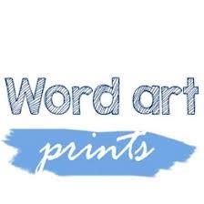 Word Art Prints Glasgow 08443 579523