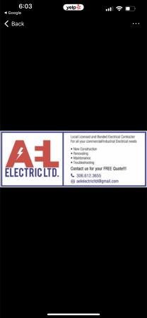 AEL Electric LTD. Saskatoon (306)612-3655