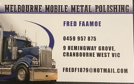 Melbourne Mobile Metal Polishing Pty Ltd Cranbourne West (45) 9957 7875