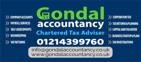 Gondal Accountancy - Birmingham, West Midlands B28 8AE - 01214 399760 | ShowMeLocal.com