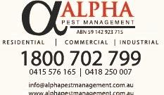 Alpha Pest Management P/L Emu Heights 1800 702 799