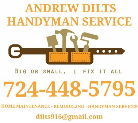Andrew Dilts Handyman Service - Tarentum, PA 15084 - (724)448-5795 | ShowMeLocal.com