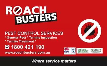 Roach Busters Pest Control Services - Seven Hills, NSW 2147 - 1800 421 190 | ShowMeLocal.com