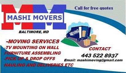 Mashi Movers - Baltimore, MD - (443)522-8937 | ShowMeLocal.com