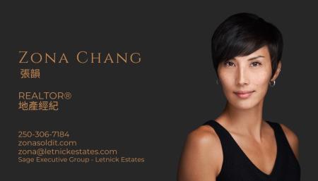 Zona Chang - Sage Executive Group - Letnick Estates Kelowna (250)306-7184