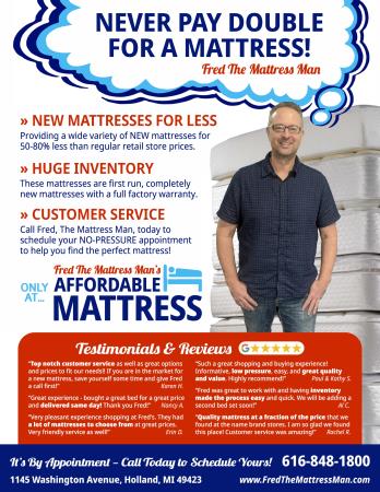 Fred The Mattress Man's - Affordable Mattress Of Holland - Holland, MI 49423 - (616)848-1800 | ShowMeLocal.com