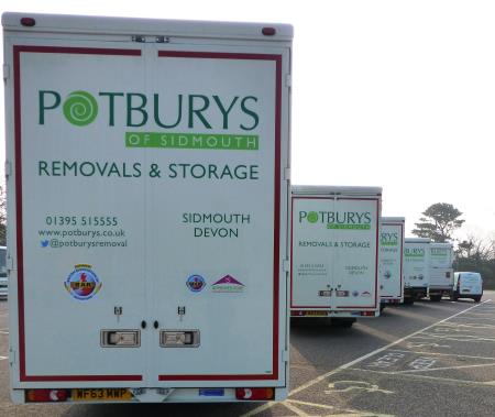 Potburys Removals & Storage And Self Storage Sidmouth 01395 517304