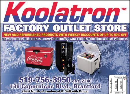 Koolatron Factory Outlet Store - Brantford, ON N3P 1N4 - (800)265-8456 | ShowMeLocal.com