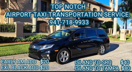 Top Notch Transportation Airport Taxi Service - Bradenton, FL 34207 - (941)718-9933 | ShowMeLocal.com