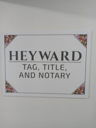 Heyward Tag Title and Notary - Halethorpe, MD 21227 - (443)891-8911 | ShowMeLocal.com
