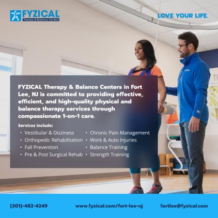 FYZICAL Therapy & Balance Centers - Fort Lee - Fort Lee, NJ 07024 - (201)482-4249 | ShowMeLocal.com