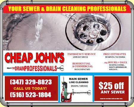 Cheap John's The Drain Professionals Flushing - Jamaica, NY 11426 - (347)329-8823 | ShowMeLocal.com