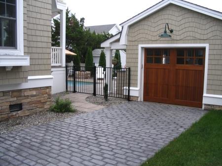 Custom stamped concrete driveway by Architectural Concrete Design Architectural Concrete Design Levittown (215)946-5039