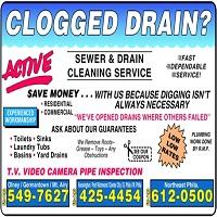 Active Plumbing and Drain Cleaning Philadelphia (215)612-0500