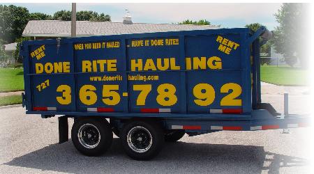 Done Rite Hauling - Seminole, FL 33775 - (727)365-7892 | ShowMeLocal.com