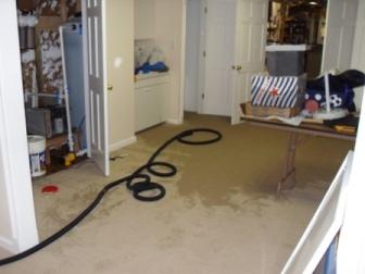 Flooded Carpet Restoration Flood Control Wilmington (302)360-8991