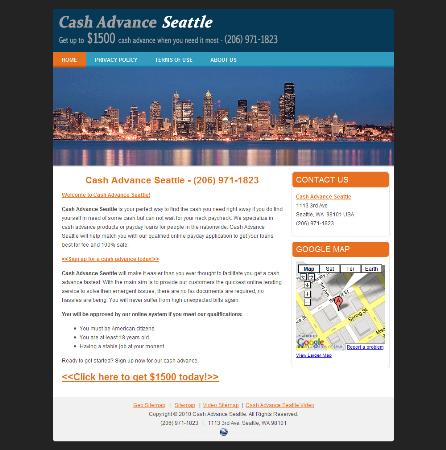 Cash Advance Seattle - Seattle, WA 98101 - (206)971-1823 | ShowMeLocal.com